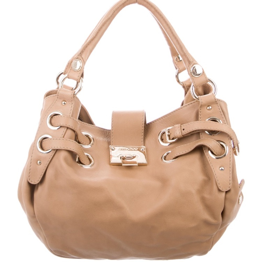 Jimmy Choo Riley Hobo Camel
